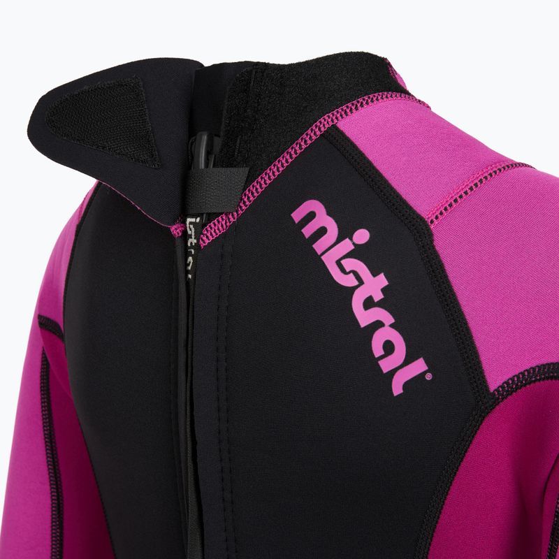 Pianka do pływania dziecięca Mistral Breeze 76 2,5/2mm Kids Suit black/pink 6
