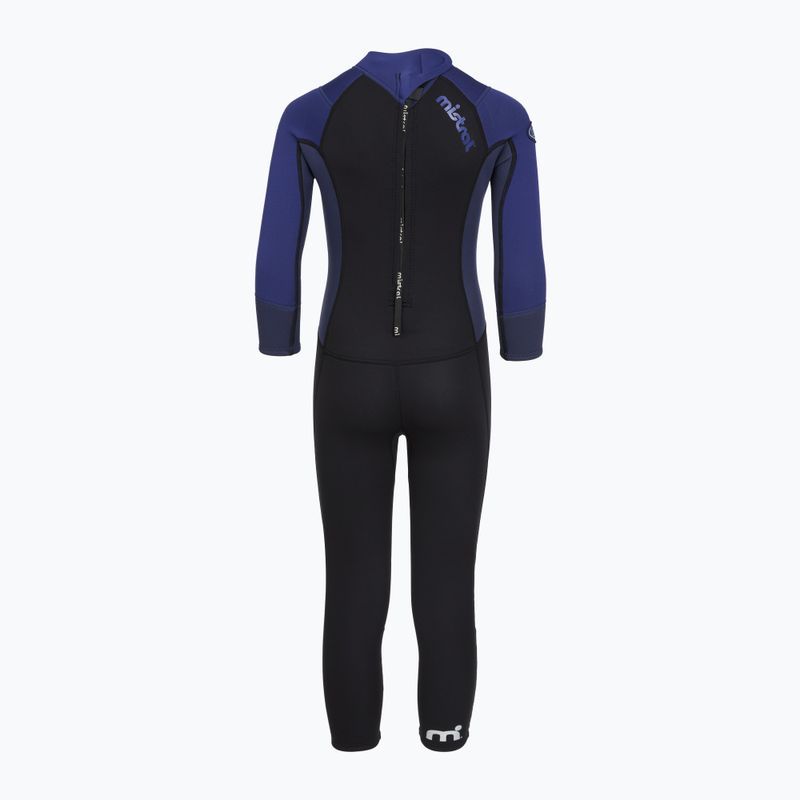 Pianka do pływania dziecięca Mistral Breeze 76 2,5/2mm Kids Suit black/blue 3