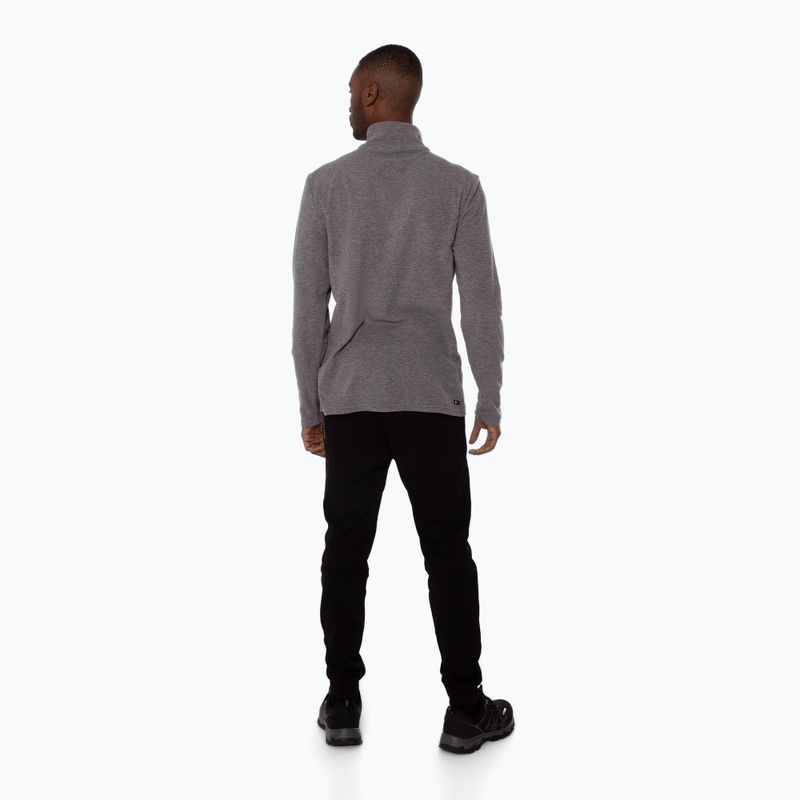 Bluza polarowa męska Protest Perfectym 1/4 Zip Active dark grey melee 3