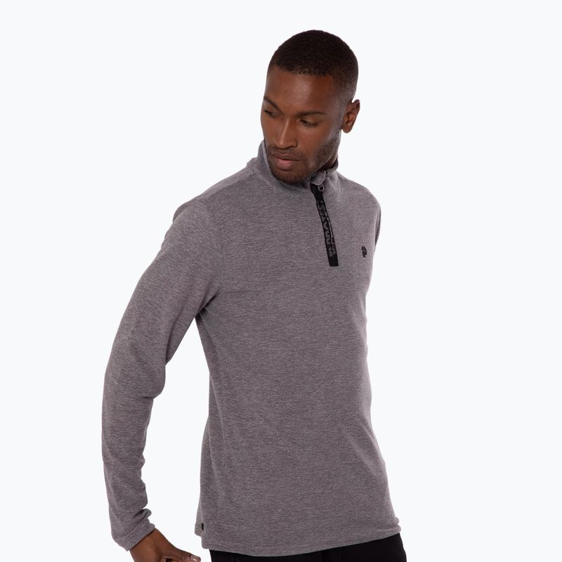 Bluza polarowa męska Protest Perfectym 1/4 Zip Active dark grey melee 4