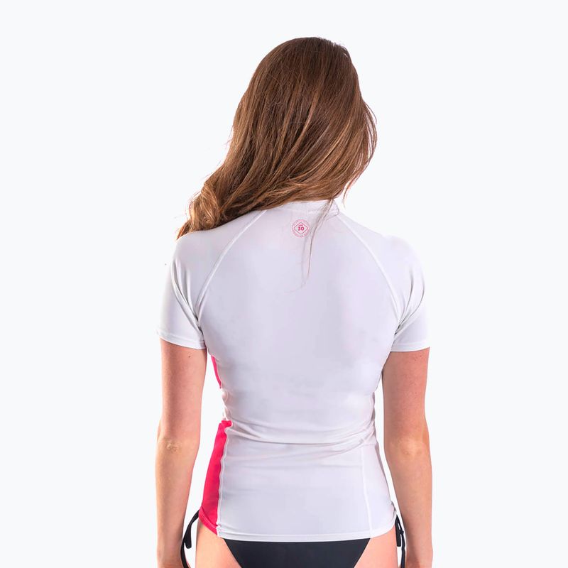 Koszulka do pływania damska JOBE Rashguard white 2