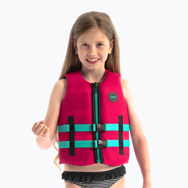 Kamizelka asekuracyjna dziecięca JOBE Neoprene hot pink 5