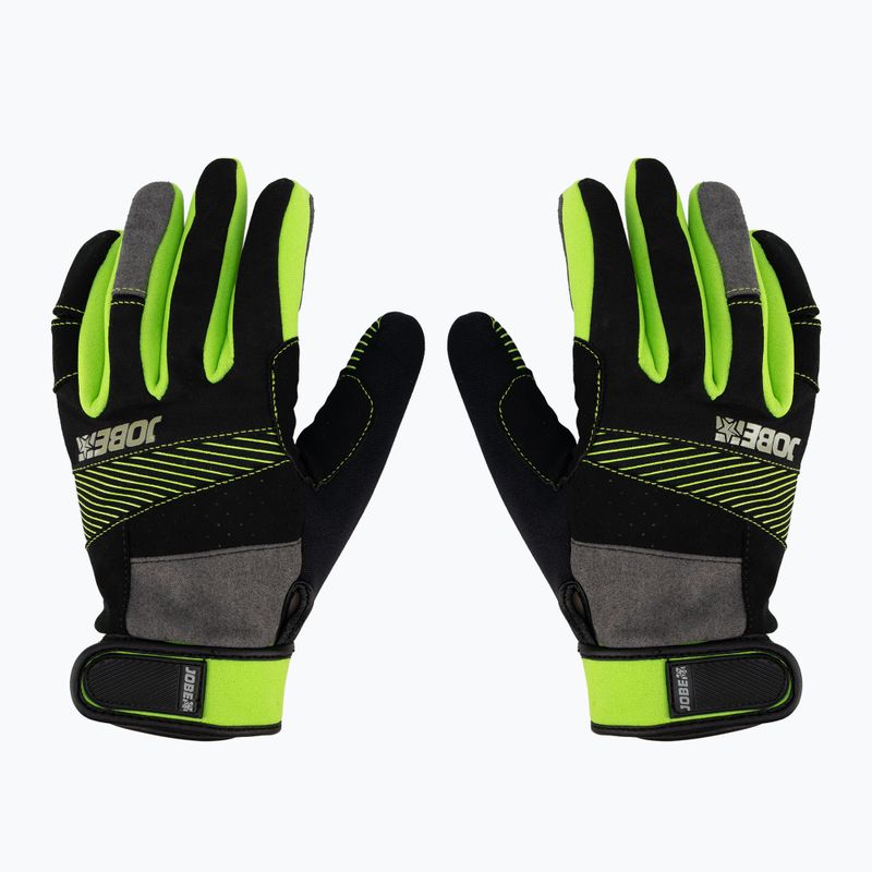 Rękawiczki do wakeboardu męskie JOBE Suction black/green 3