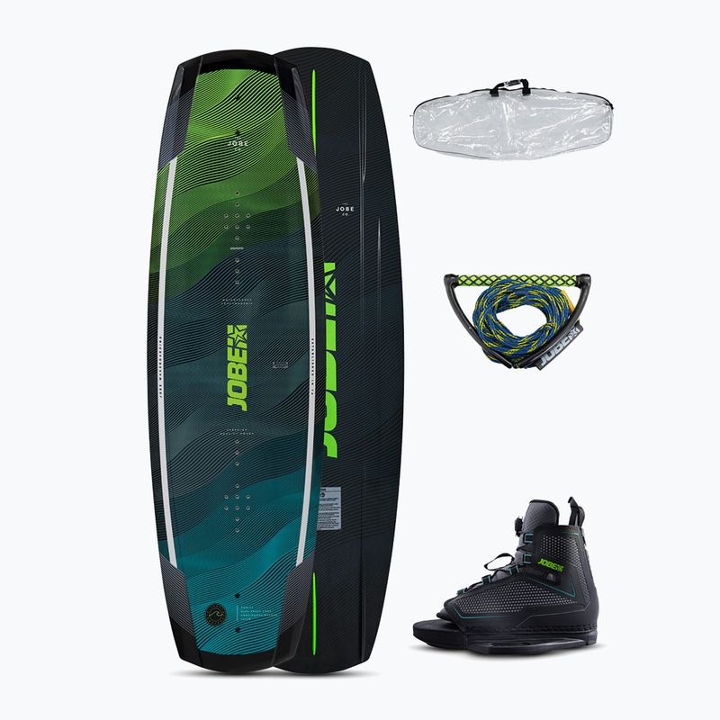 Zestaw do wakeboardu JOBE Vanity Wakeboard 136 & Maze black/blue/green 5