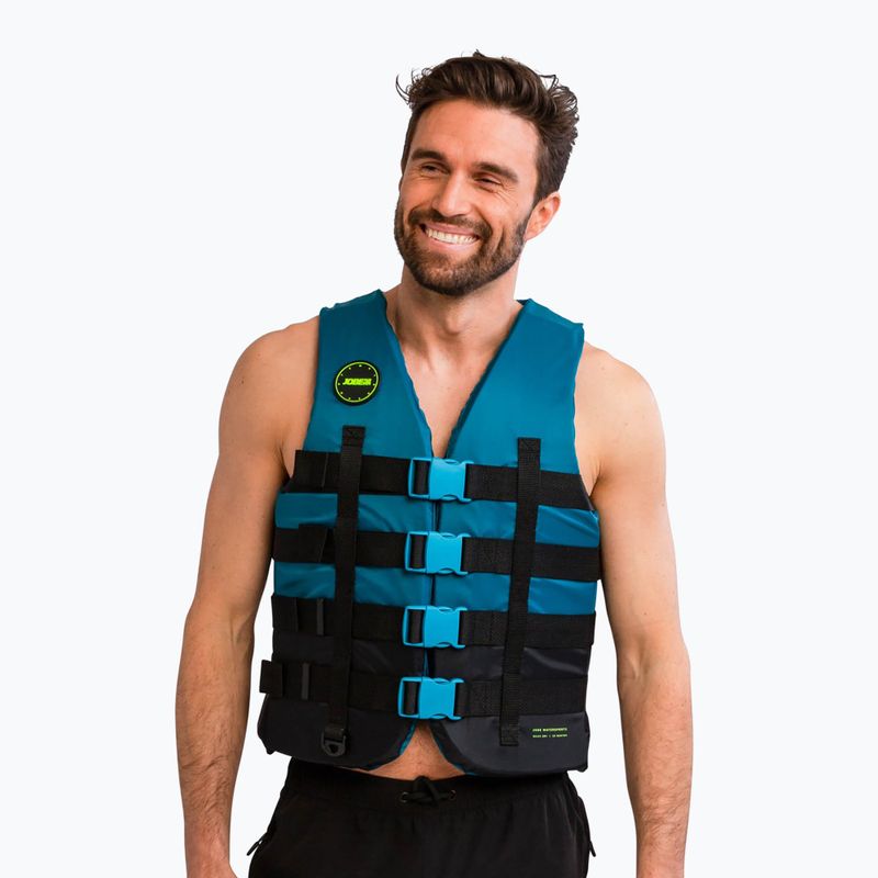 Kamizelka asekuracyjna JOBE 4 Buckle Life Vest teal