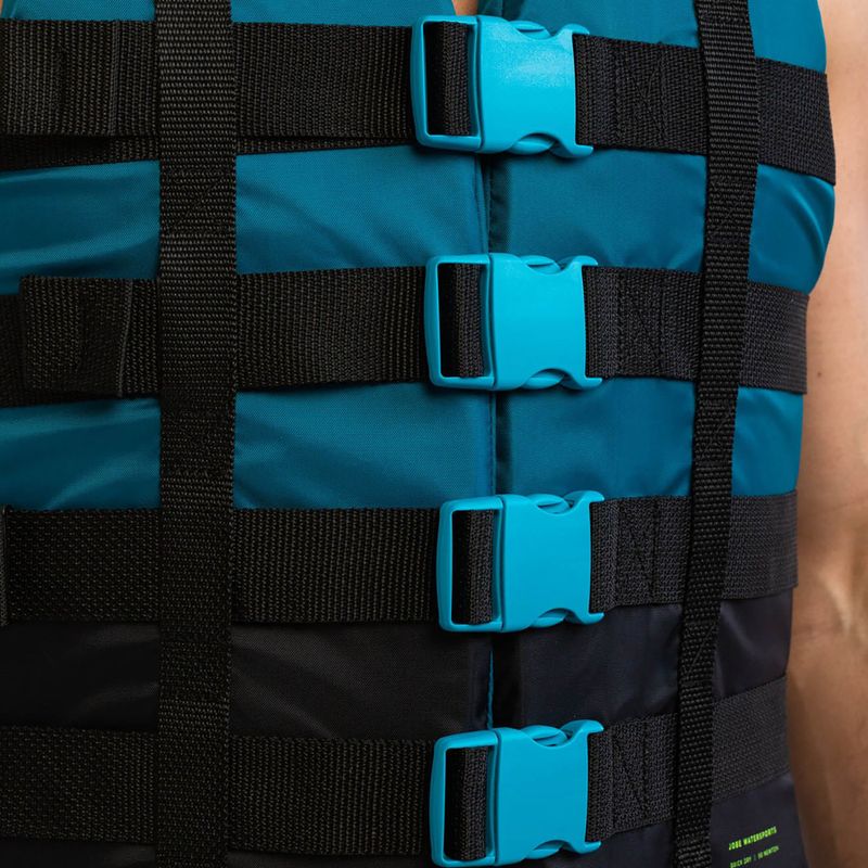 Kamizelka asekuracyjna JOBE 4 Buckle Life Vest teal 3