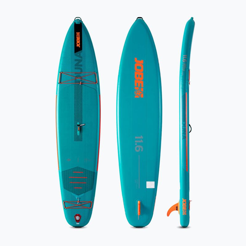 Zestaw deska SUP pompowana JOBE Duna 11'6" teal 2