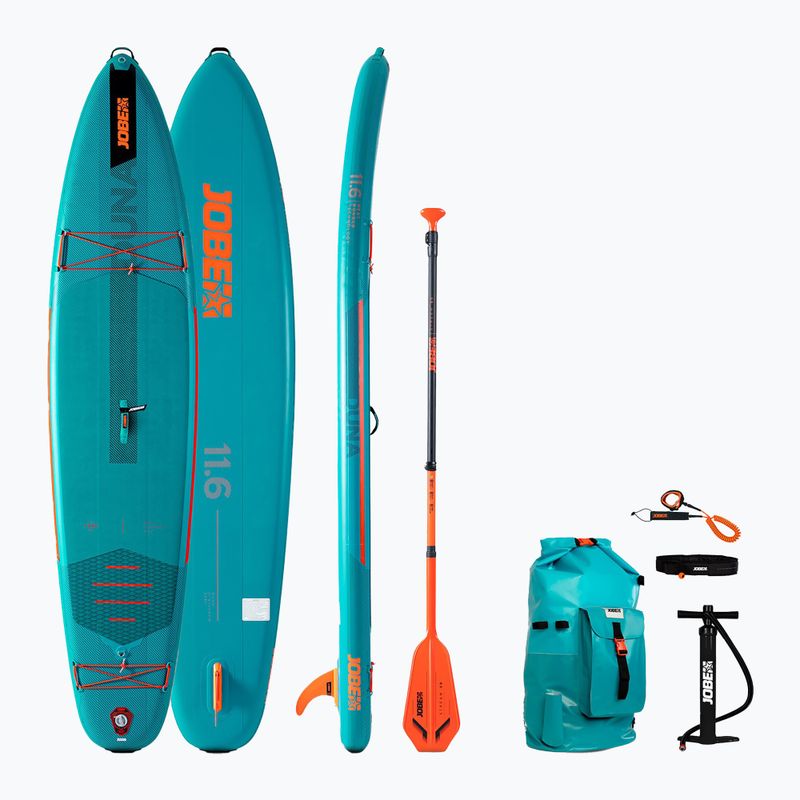Zestaw deska SUP pompowana JOBE Duna 11'6" teal 3