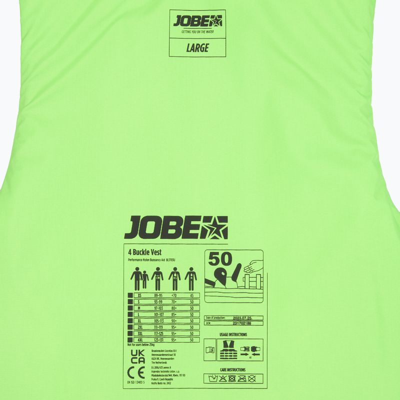 Kamizelka asekuracyjna JOBE 4 Buckle lime 5
