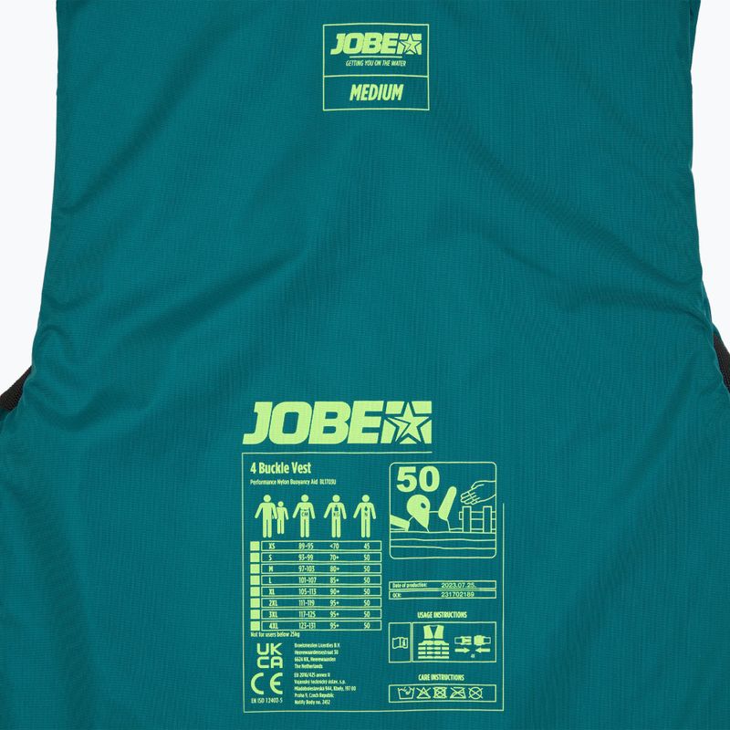 Kamizelka asekuracyjna JOBE 4 Buckle teal 5
