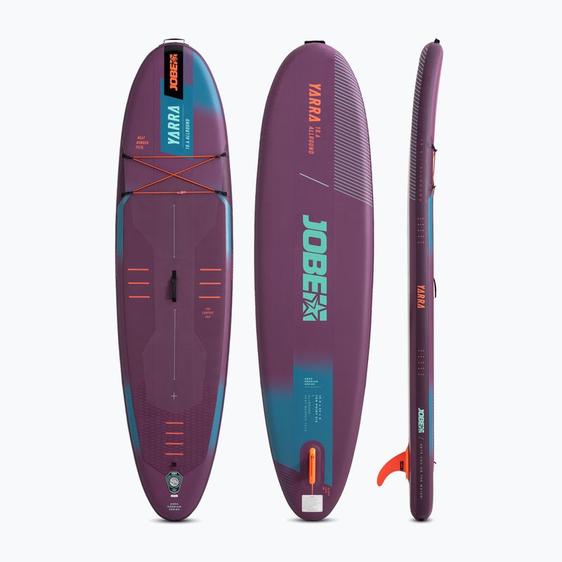Zestaw deska SUP pompowana JOBE Aero Yarra SUP Board Package 10'6" sunset purple 2