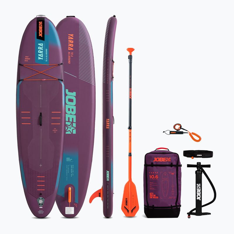 Zestaw deska SUP pompowana JOBE Aero Yarra SUP Board Package 10'6" sunset purple 3