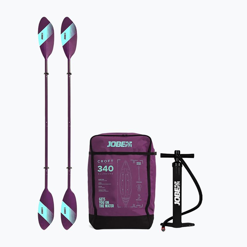 Kajak pompowany 2-osobowy JOBE Croft Inflatable Kayak Package 340 cm sunset purple 12