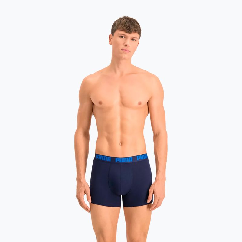 Bokserki męskie PUMA Heritage Stripe 2 pary blue 7