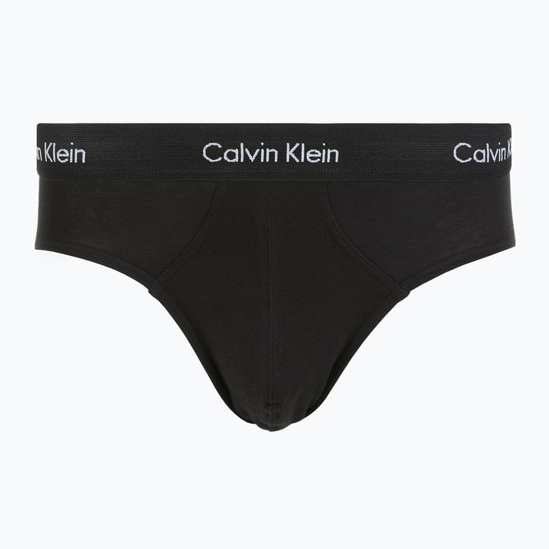 Slipy męskie Calvin Klein 0000U2661G Hip Brief 3 pary black body 2