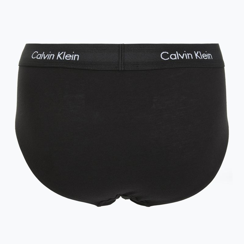 Slipy męskie Calvin Klein 0000U2661G Hip Brief 3 pary black body 3