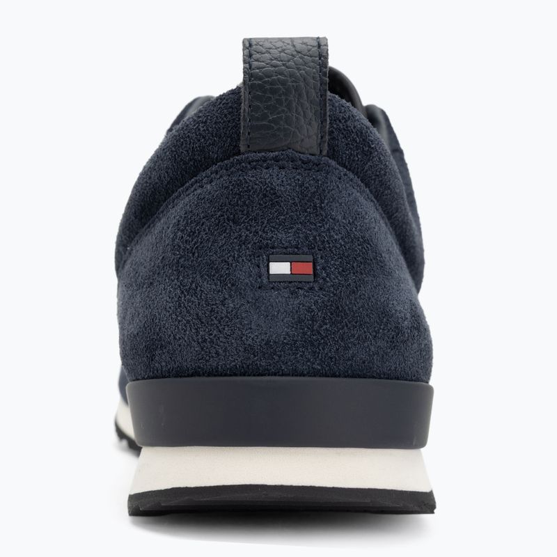 Buty męskie Tommy Hilfiger Iconic Leather Suede Mix Runner midnight 6