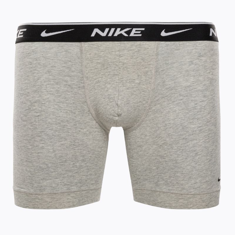 Bokserki męskie Nike Everyday Cotton Stretch Boxer Brief 3 pary white/grey heather/black 5