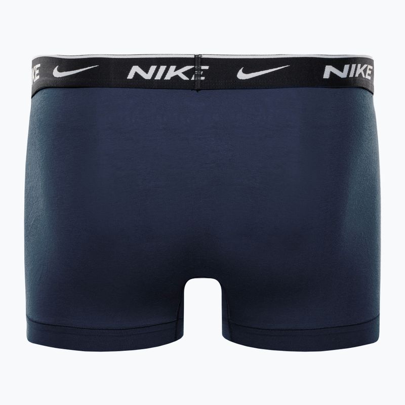 Bokserki męskie Nike Everyday Cotton Stretch Trunk 3 pary obsidian/game royal/black 6