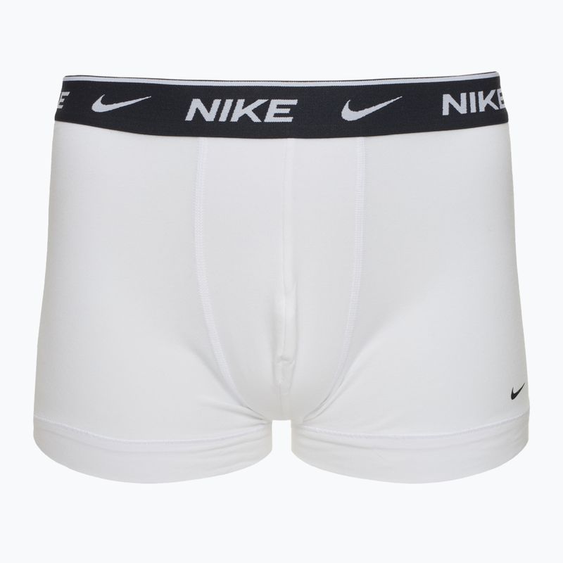 Bokserki męskie Nike Everyday Cotton Stretch Trunk 3 pary white/grey heather/black 4