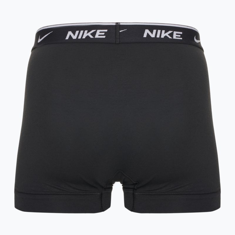 Bokserki męskie Nike Everyday Cotton Stretch Trunk 3 pary white/grey heather/black 5