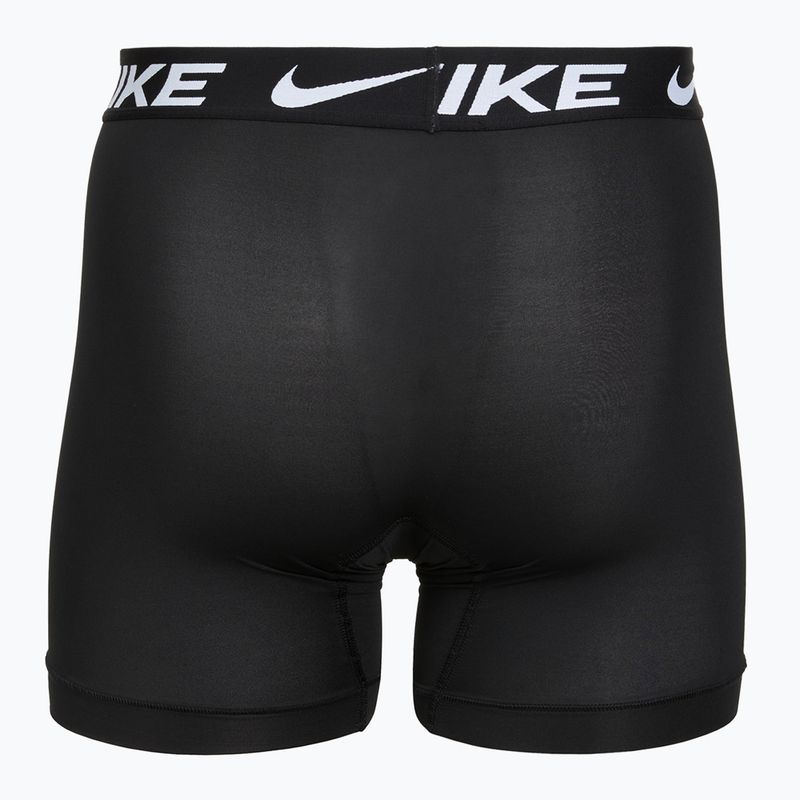 Bokserki męskie Nike Boxer Brief Long Black / Black 2