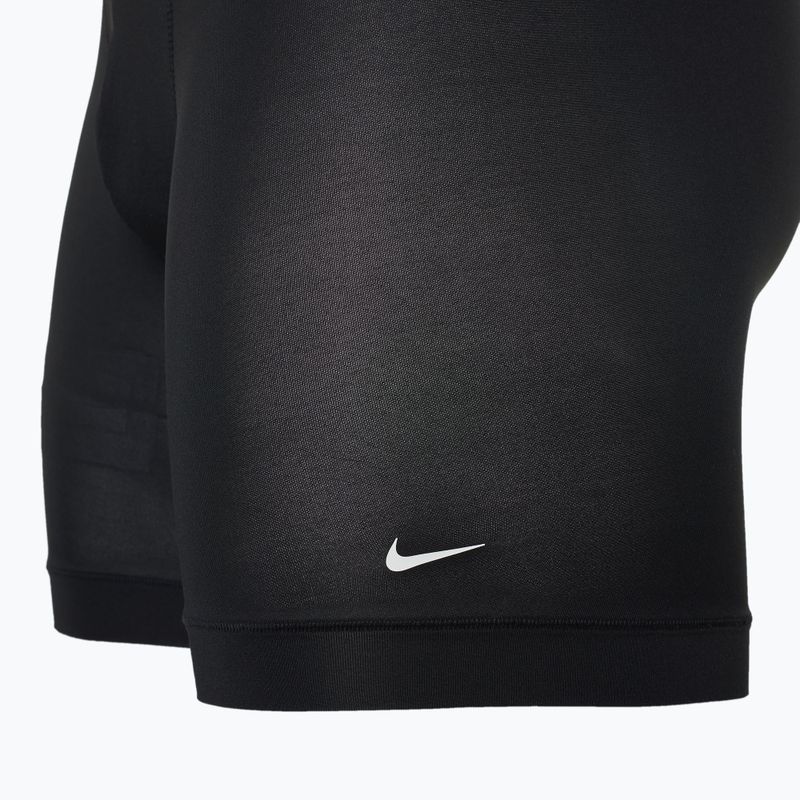 Bokserki męskie Nike Essential Micro 3 pary black/black/black 4