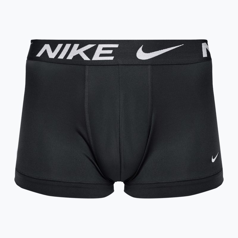 Bokserki męskie Nike Dri-Fit Essential Micro Trunk 3 pary nike logo print/cool grey/black 2