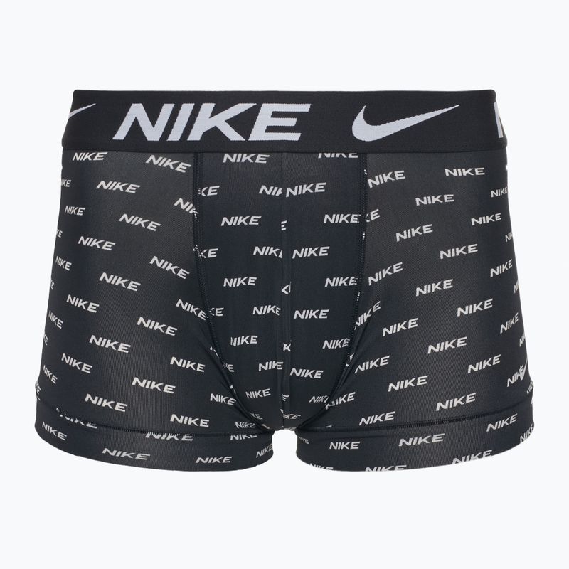 Bokserki męskie Nike Dri-Fit Essential Micro Trunk 3 pary nike logo print/cool grey/black 4