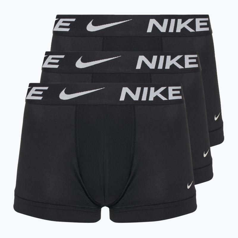 Bokserki męskie Nike Dri-Fit Essential Micro Trunk 3 pary black/black/black