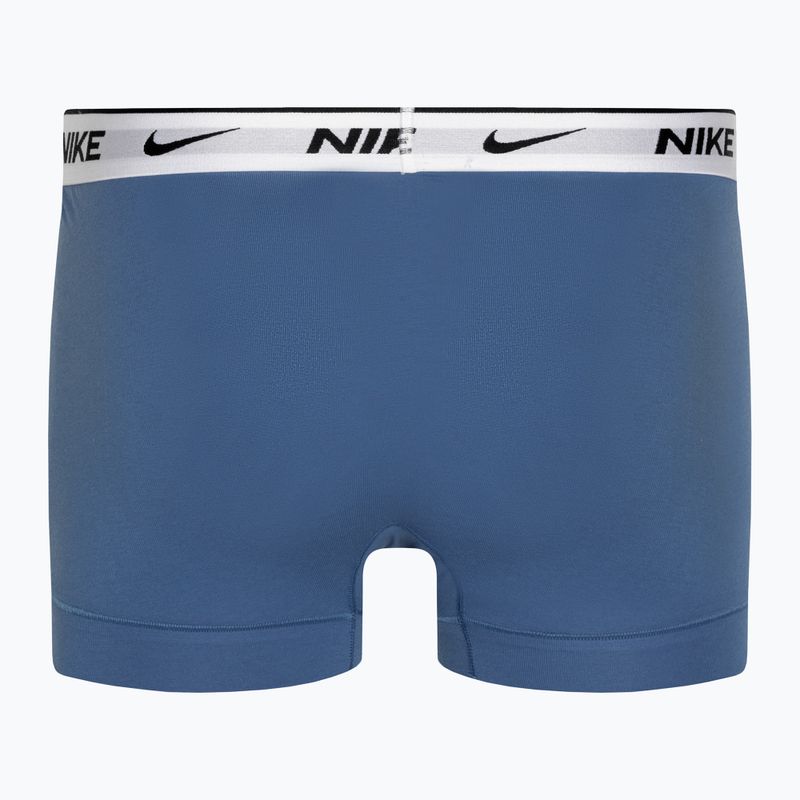 Bokserki męskie Nike Everyday Cotton Stretch Trunk 3 pary star blue/wolf grey/black white 3