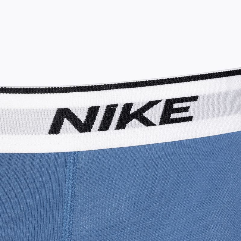 Bokserki męskie Nike Everyday Cotton Stretch Trunk 3 pary star blue/wolf grey/black white 5