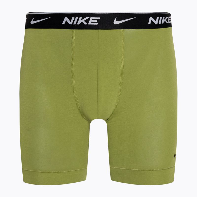 Bokserki męskie Nike Everyday Cotton Stretch 3 pary pear/heather grey/black 2