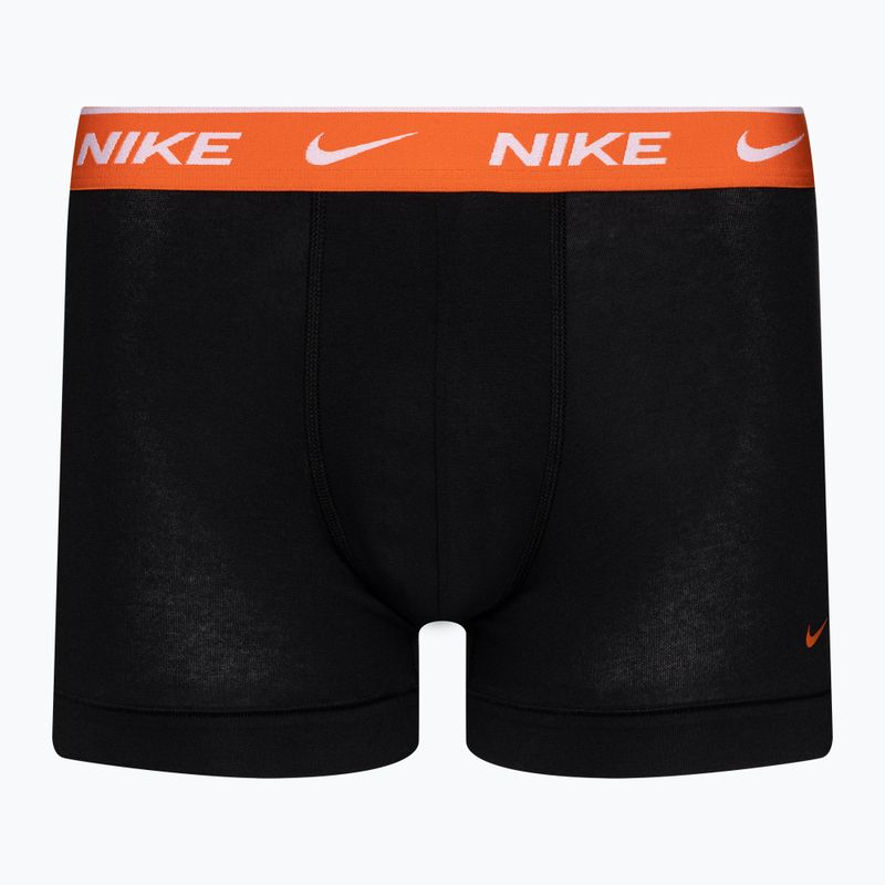 Bokserki męskie Nike Everyday Cotton Stretch Trunk 3 pary black/violet/orange 4