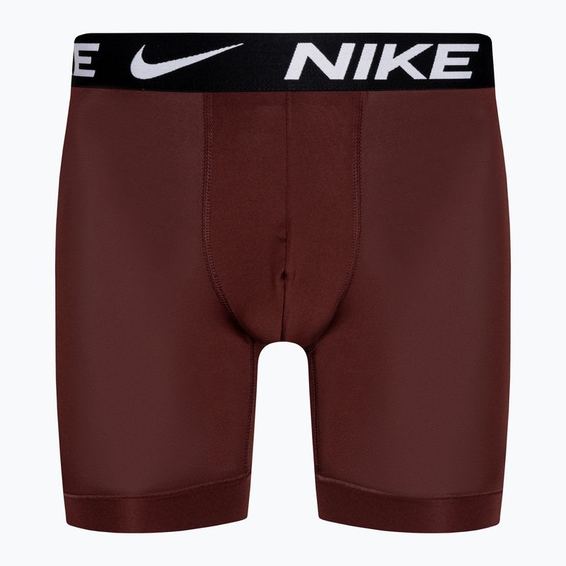 Bokserki męskie Nike Dri-Fit Essential Micro Boxer Brief 3 pary grey/court blue/dark red 2