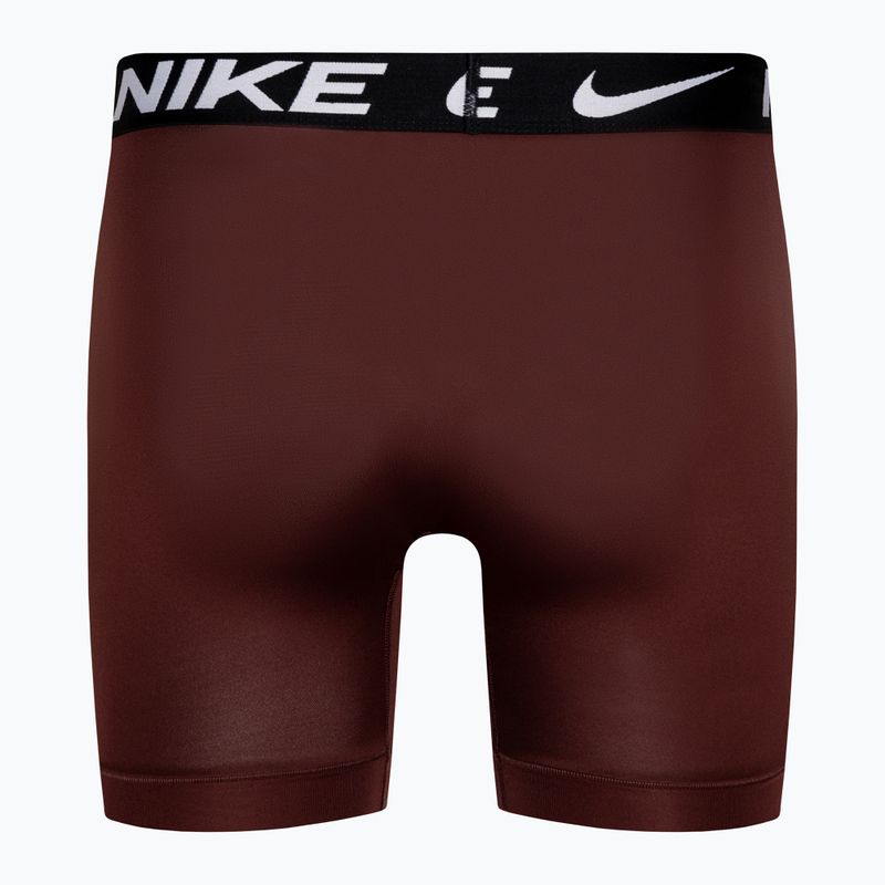 Bokserki męskie Nike Dri-Fit Essential Micro Boxer Brief 3 pary grey/court blue/dark red 3