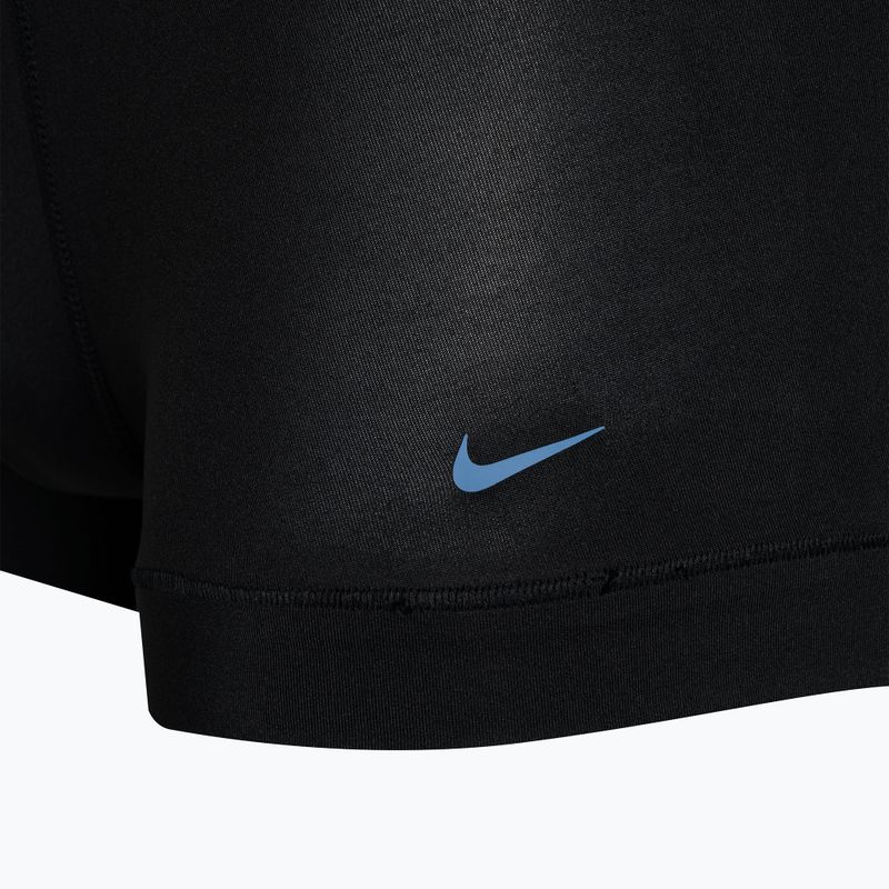 Bokserki męskie Nike Dri-Fit Essential Micro Trunk 3 pary black/star blue/pear/anthracite 6