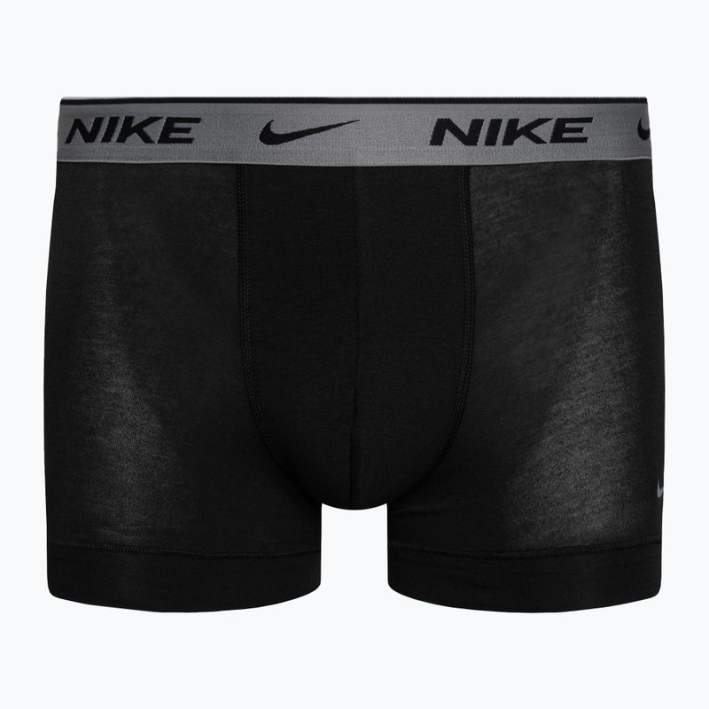 Bokserki męskie Nike Everyday Cotton Stretch Trunk 3 pary grey/orange/yellow 2