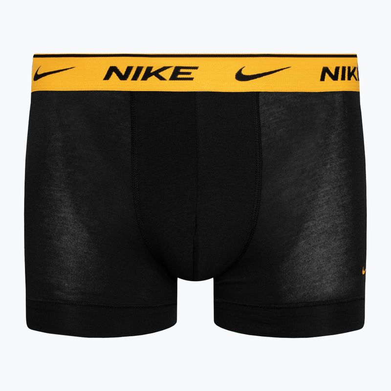 Bokserki męskie Nike Everyday Cotton Stretch Trunk 3 pary grey/orange/yellow 4