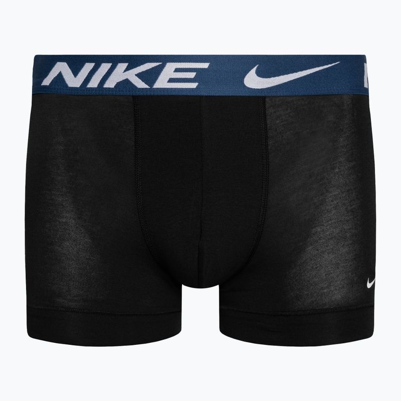 Bokserki męskie Nike Dri-Fit Essential Micro Trunk 3 pary blue/navy/yellow 3