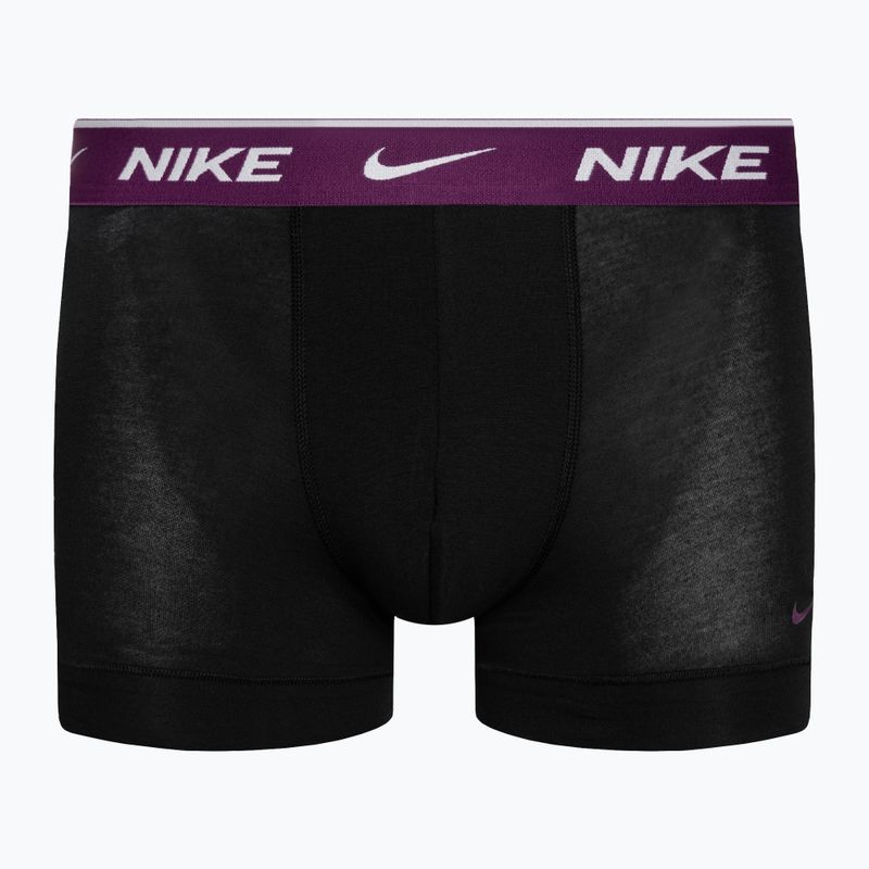 Bokserki męskie Nike Everyday Cotton Stretch Trunk 3 pary turquoise/violet/blue 2