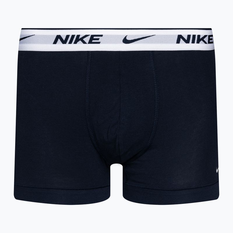 Bokserki męskie Nike Everyday Cotton Stretch Trunk 3 pary blue/orange/red 2