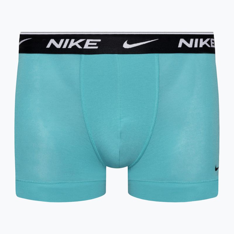 Bokserki męskie Nike Everyday Cotton Stretch Trunk 3 pary green/violet/blue 4