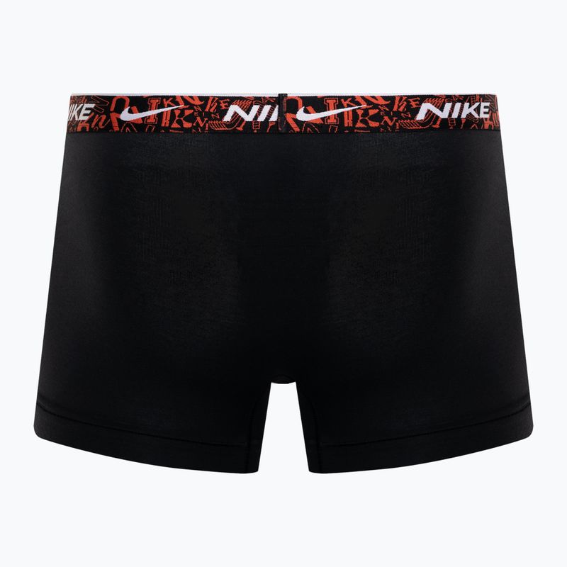 Bokserki męskie Nike Everyday Cotton Stretch Trunk 3 pary black/red/aquarius blue/stadium green 5