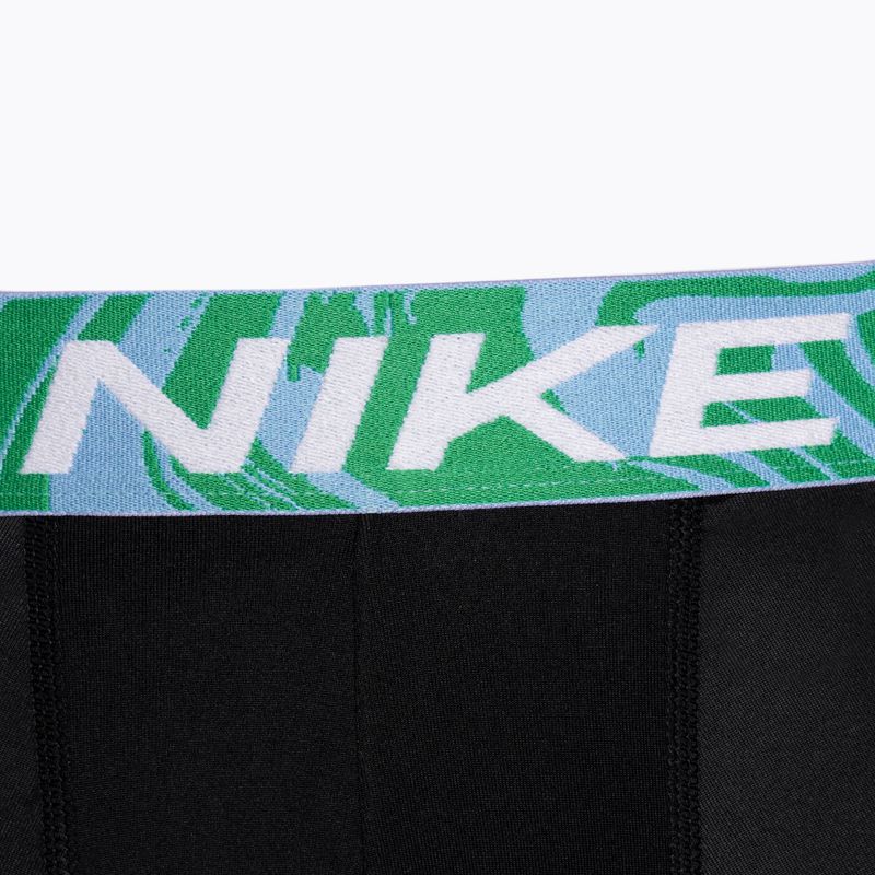 Bokserki męskie Nike Dri-Fit Essential Micro Boxer Brief 3 pary black/aquarius bleu/laser fuchsia/grey 5