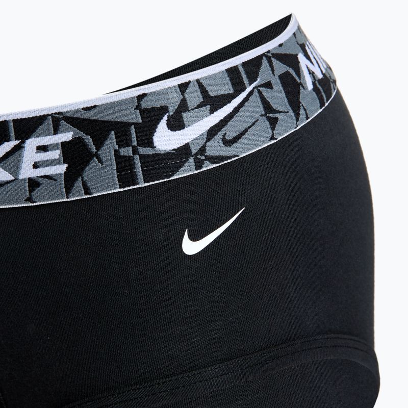 Slipy męskie Nike Everyday Cotton Stretch Brief 3 pary black/green/black 6