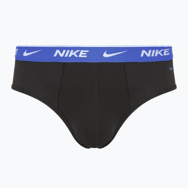 Slipy męskie Nike Everyday Cotton Stretch Brief 3 pary black dusty/ast/arry navy 4