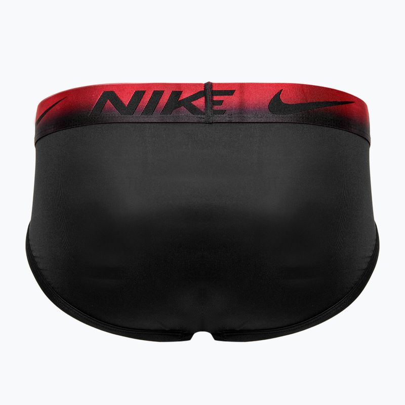 Slipy męskie Nike Essential Micro Boxer Brief 3 pary black/grey/ deep red 5