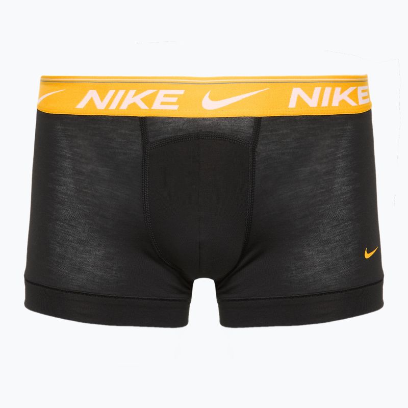 Bokserki męskie Nike Dri-FIT Ultra Comfort Trunk 3 pary black gold/storm/black 2