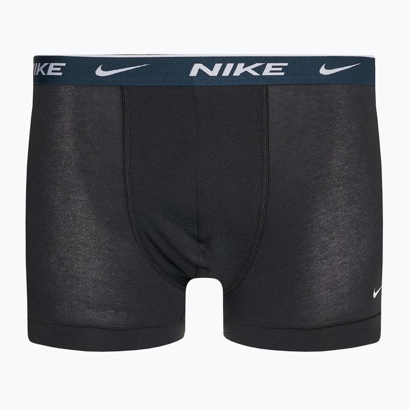 Bokserki męskie Nike Everyday Cotton Stretch Trunk 3 pary black/armory navy/black 5